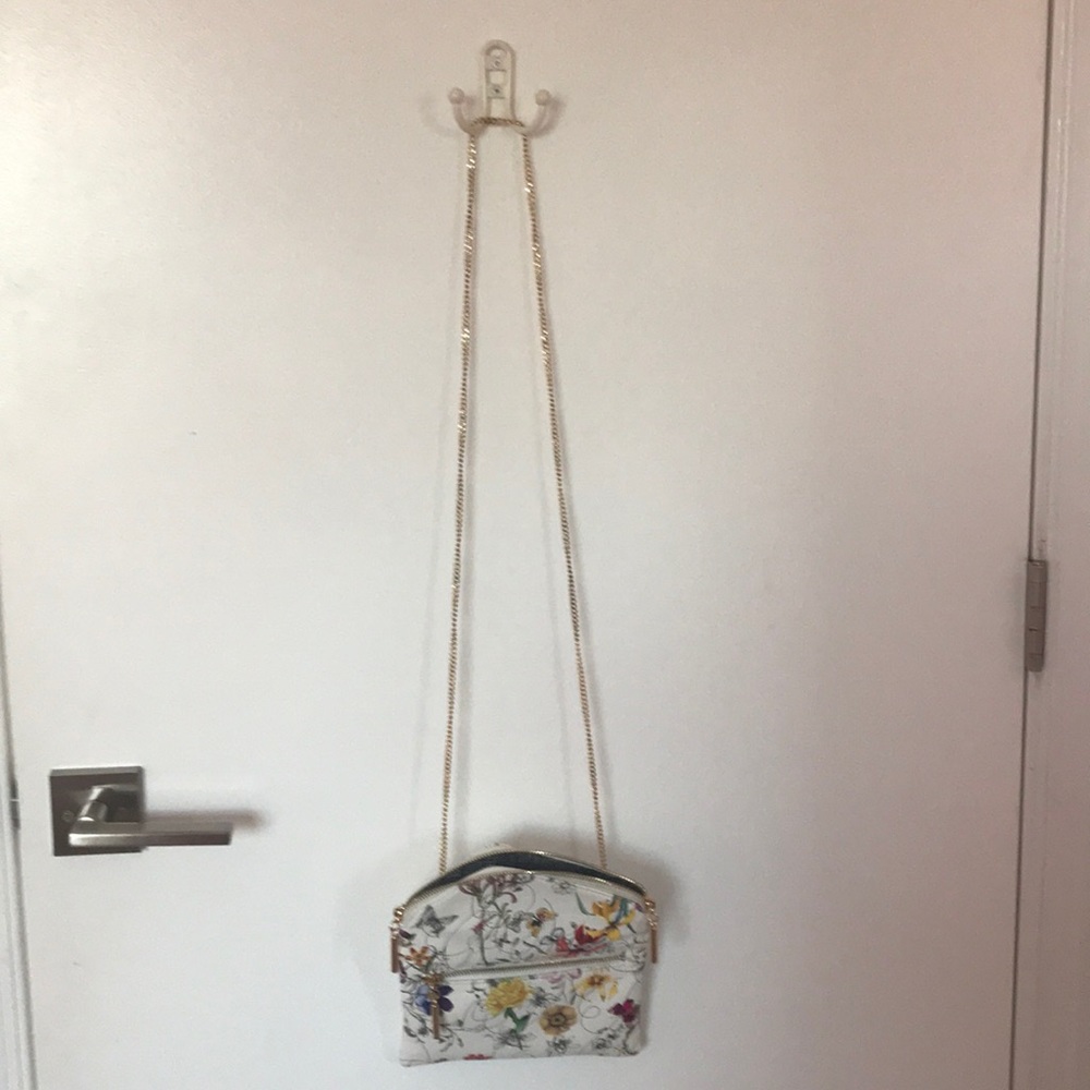 A flowered bag